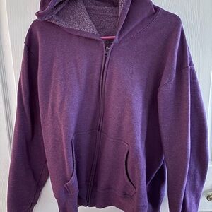 Purple Hooded Sweatshirt